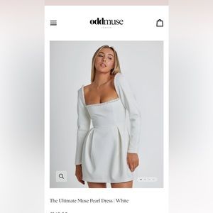 White Pearl Odd Muse Dress